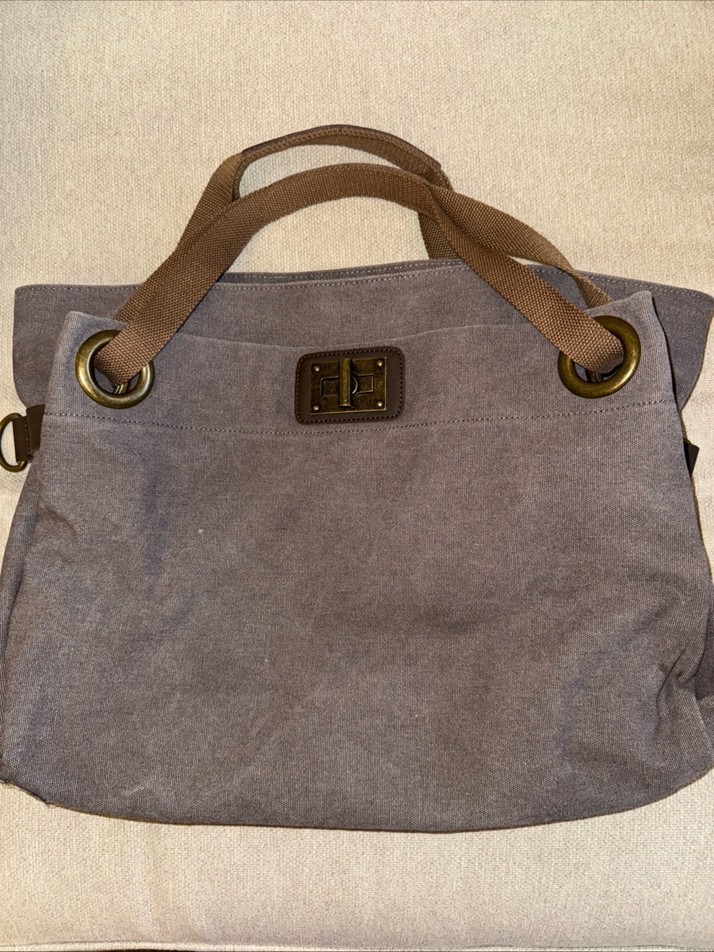 ZEDE Unisex Pont Des Arts Medium Cross Body Bag - Grey